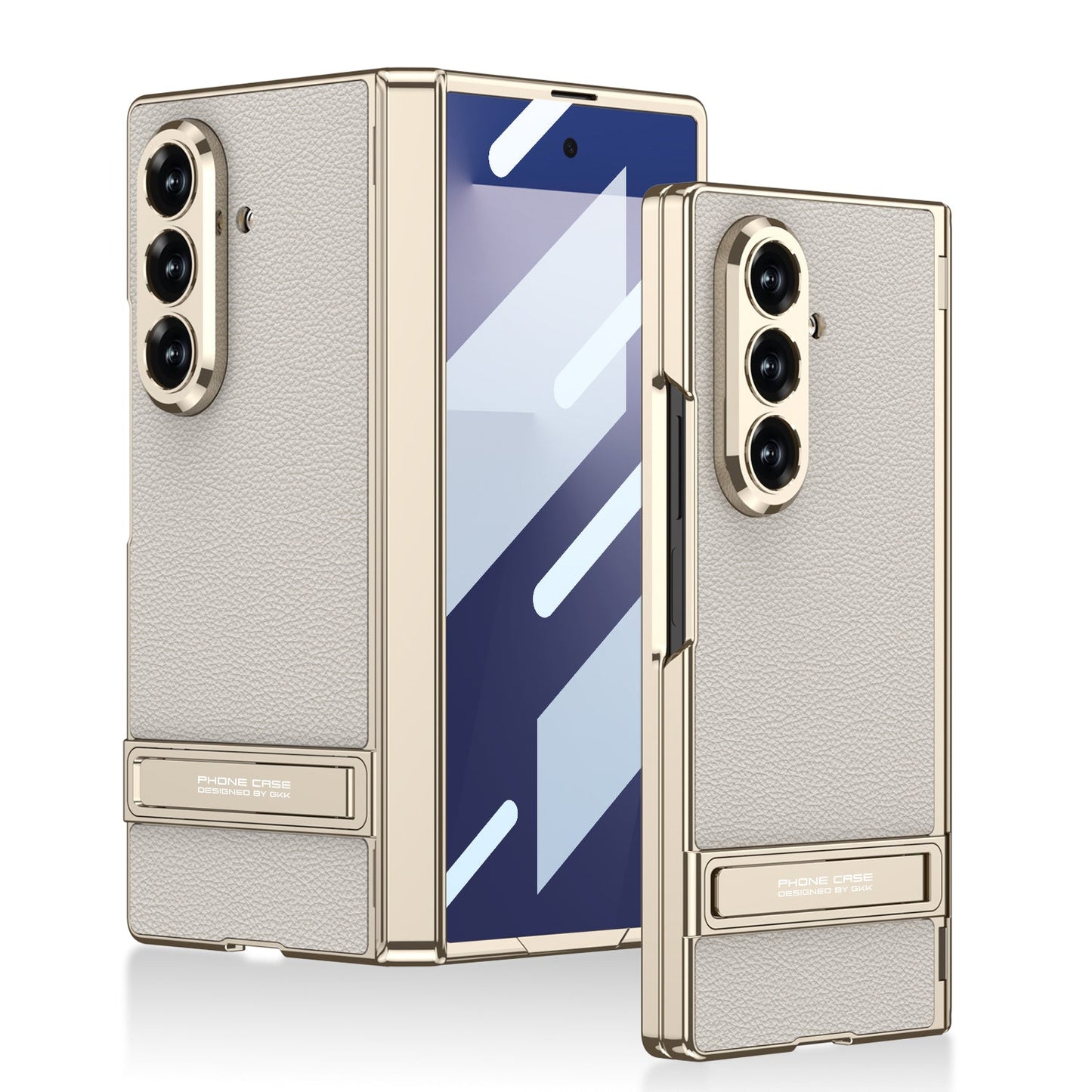 Electroplated Magnetic Hinge Holder Film Integration Case for Galaxy Z Fold7