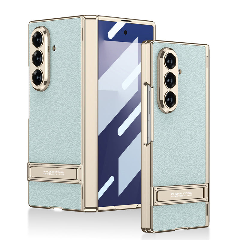 Electroplated Magnetic Hinge Holder Film Integration Case for Galaxy Z Fold7
