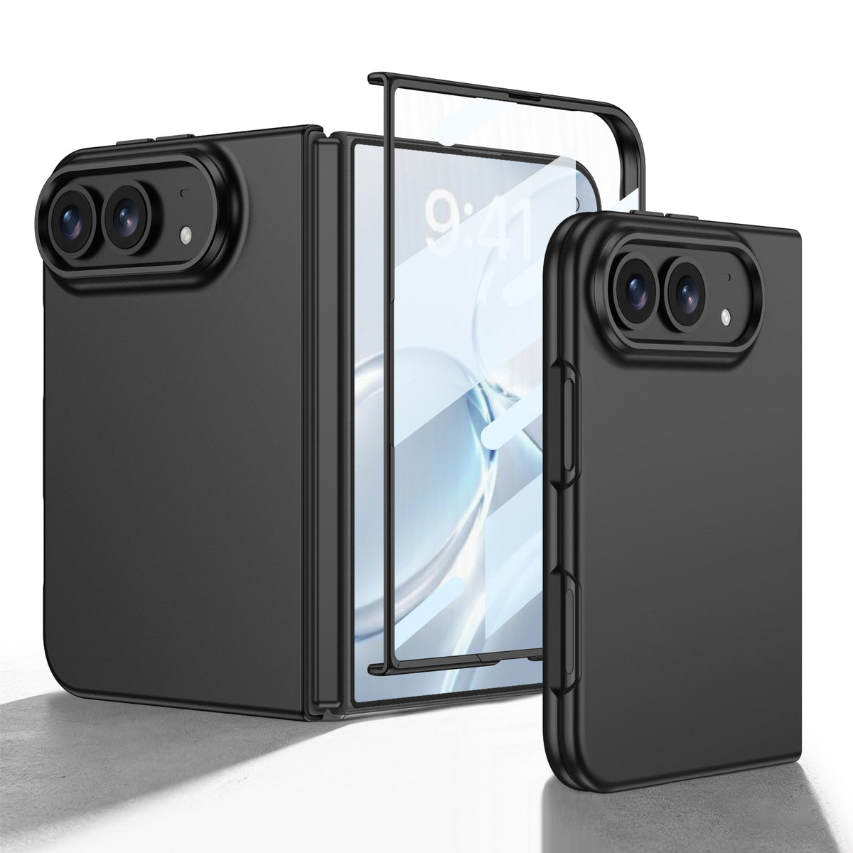 iPhone Duo  | Slim Full?Coverage Phone Case Built-in Tempered Glass Film
