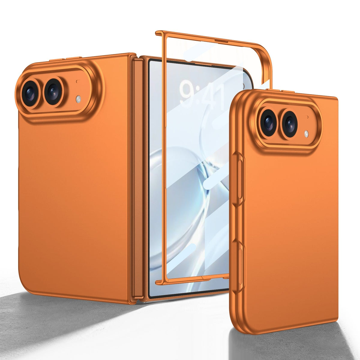 iPhone Duo  | Slim Full?Coverage Phone Case Built-in Tempered Glass Film