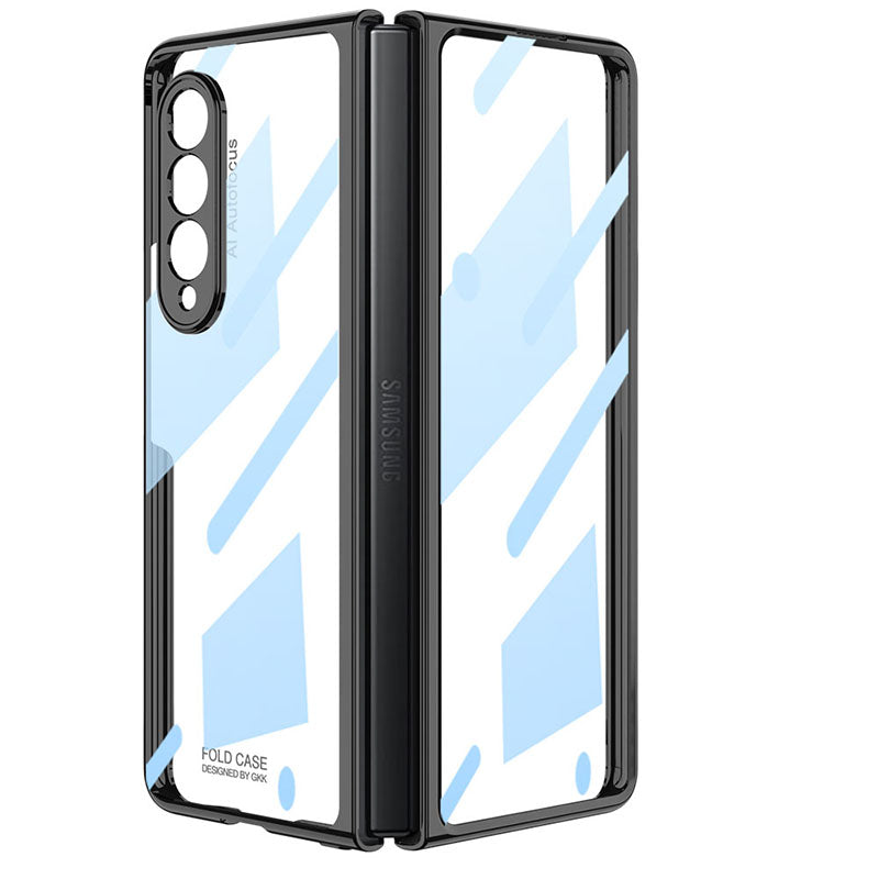 Double Side Tempered Glass Protective Anti-Fall  Case for Galaxy Z Fold3