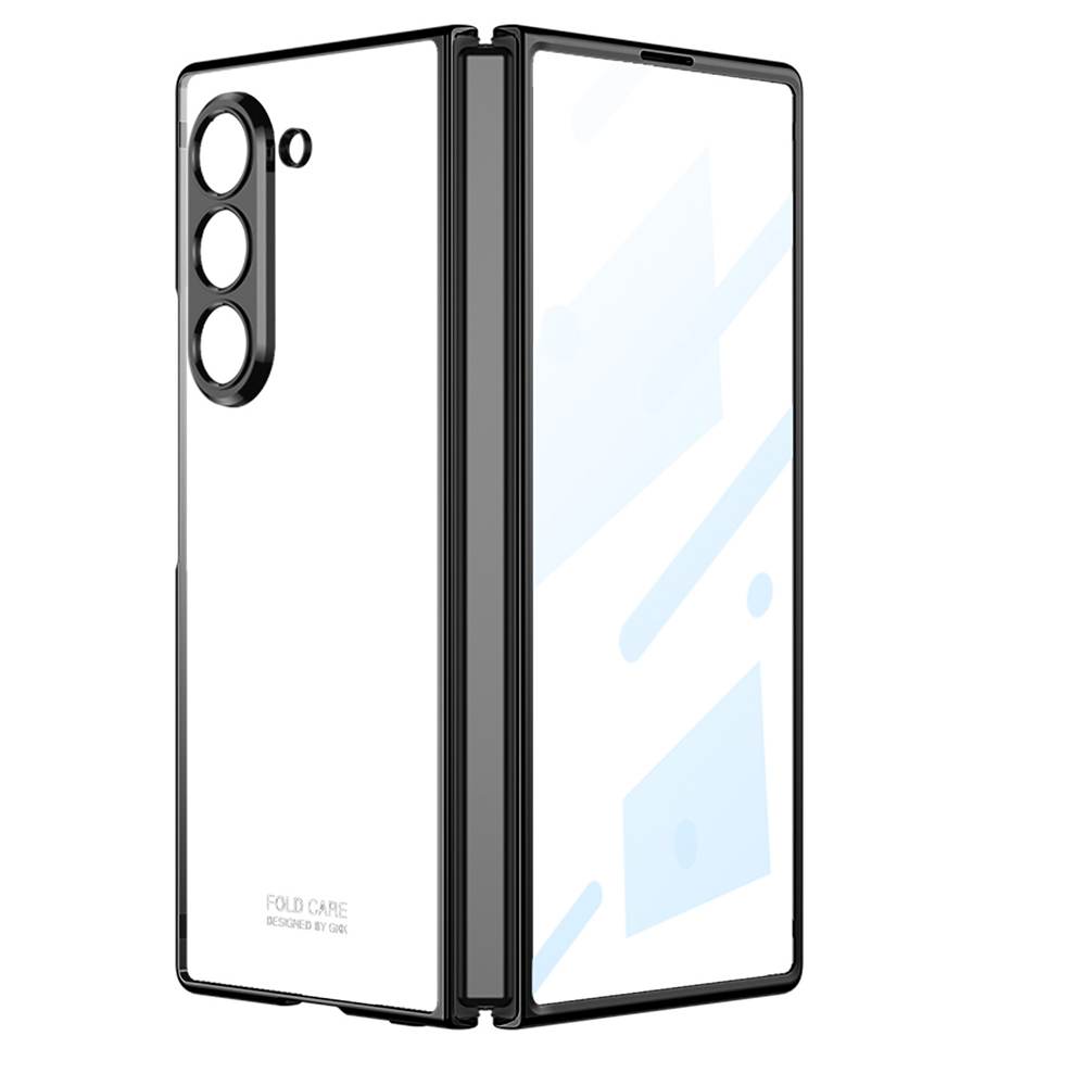 Electroplating Screen Protector Film Integrated Case for Samsung Galaxy Z Fold6