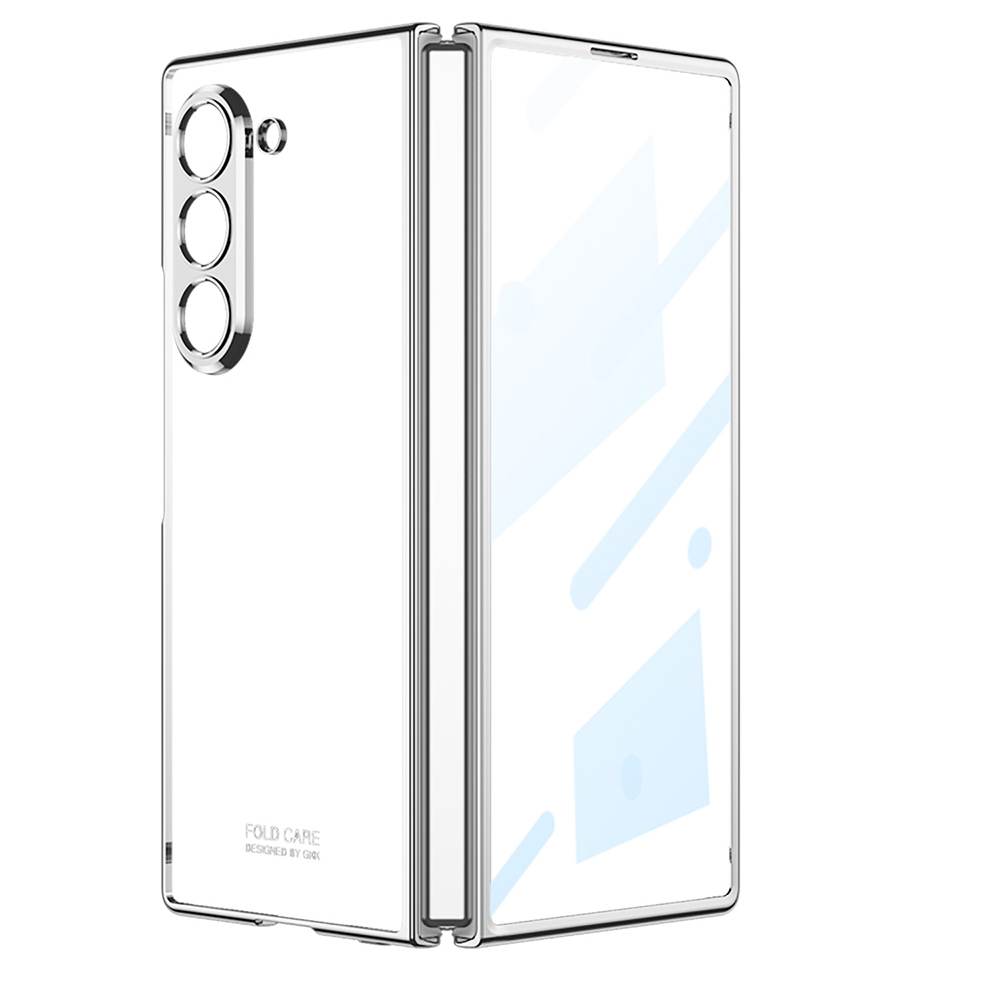 Electroplating Screen Protector Film Integrated Case for Samsung Galaxy Z Fold6