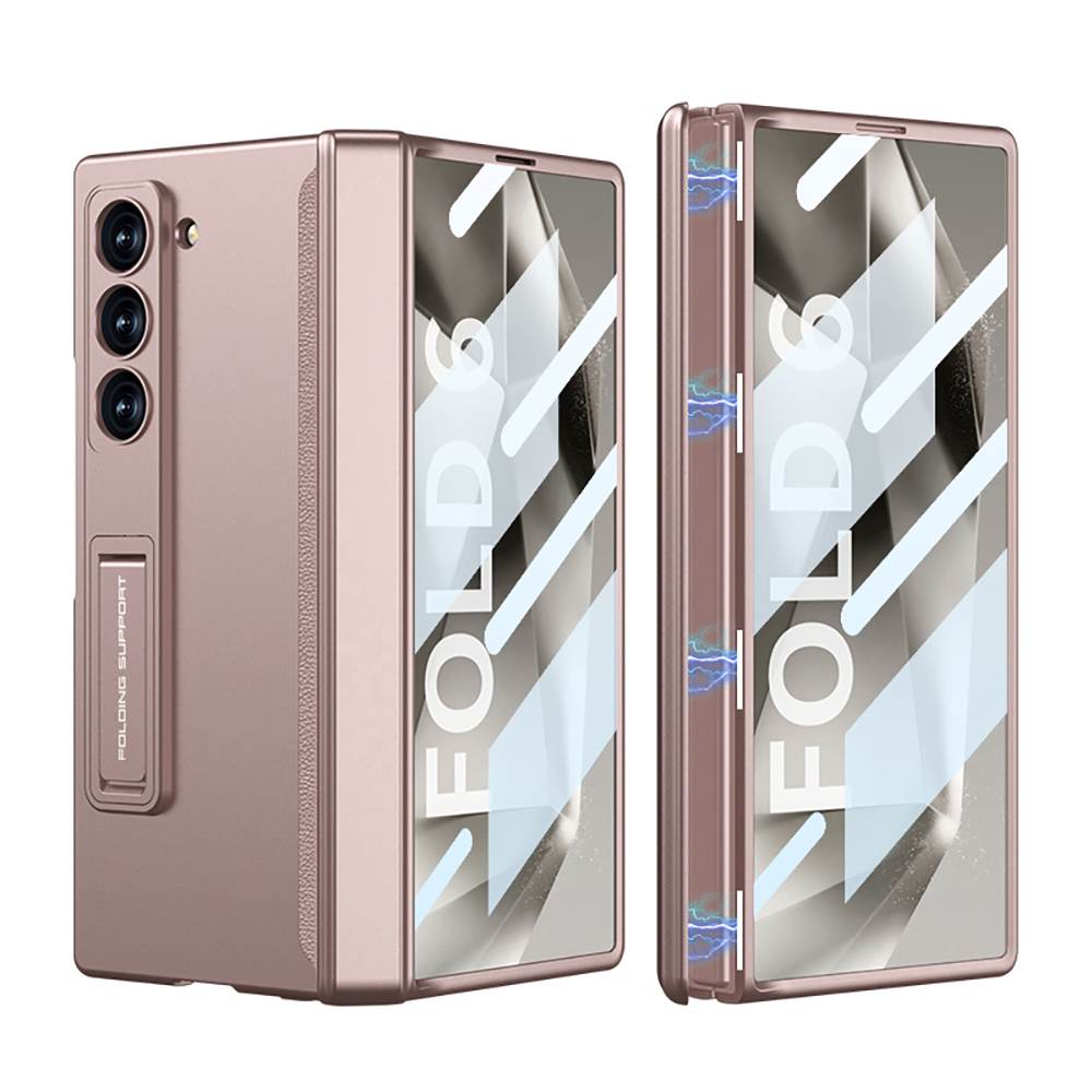 Magnetic Hinge Stand Screen Protector integration Case for Galaxy Z Fold6