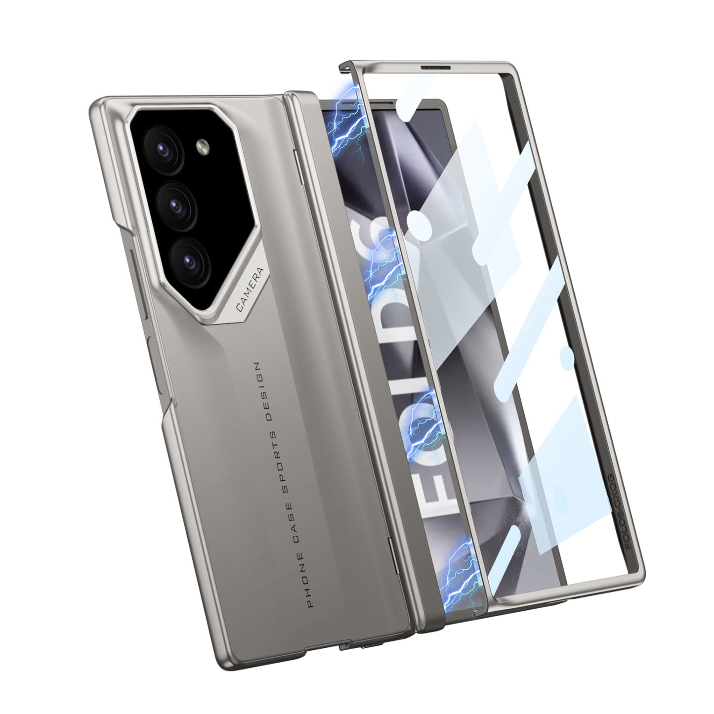 Magnetic Hinge Blade Warrior Integrated Screen Glass Cover for Galaxy Z Fold6