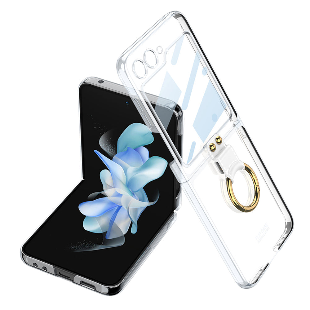 Phantom Plating Anti-drop Ring Bracket Case for Samsung Galaxy Z Flip 3/4/5