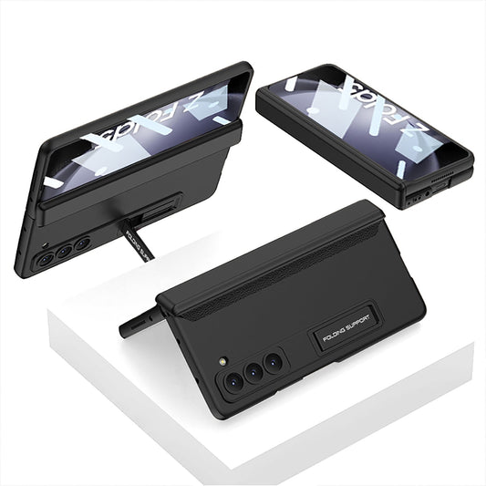 Magnetic Hinge Stand Screen Protector Case for Samsung Galaxy Z Fold5