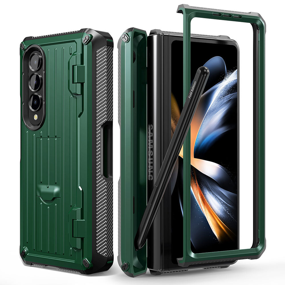 Rugged Mecha Luggage Case for Galaxy Z Fold4 / Fold3 - imhave